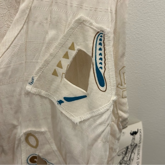 NWT Vintage Donna Jessica Vest 2 boho western festival - Picture 5 of 12